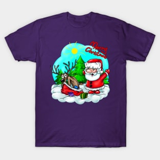 merry christmas santa claus T-Shirt